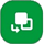 Button Karte in den Hintergrund