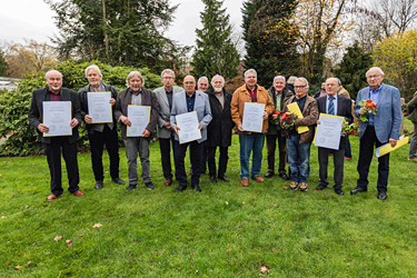 Jubilare der goldenen Meister und Techniker in Essen 2025